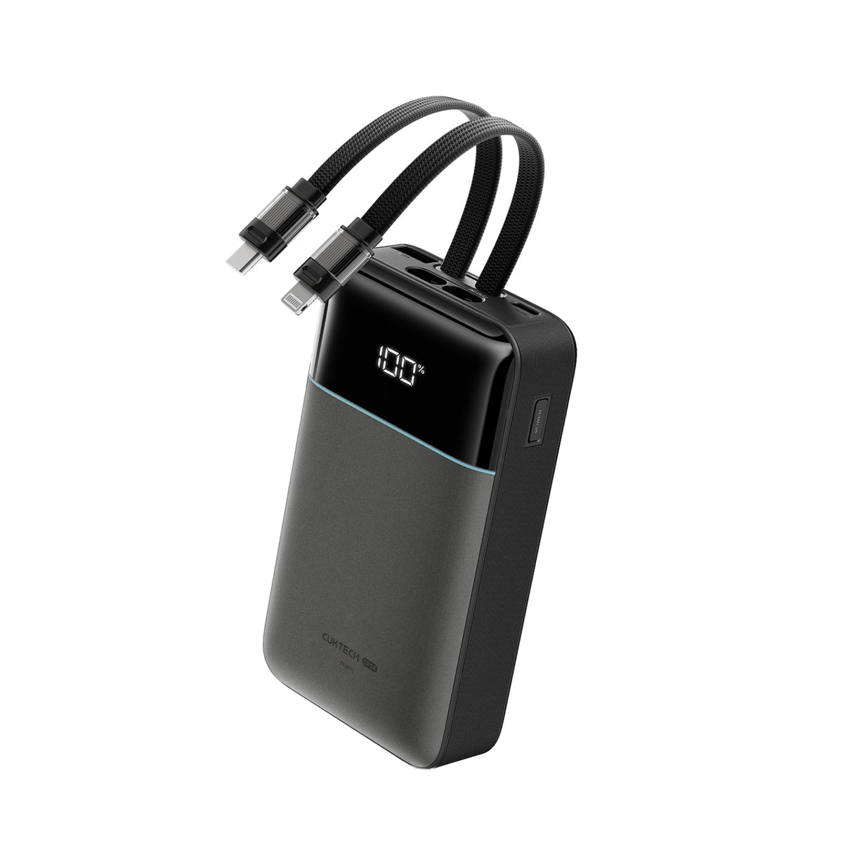 CUKTECH Power Bank 20000mAh 45W, Batería Externa con Cable USB-C