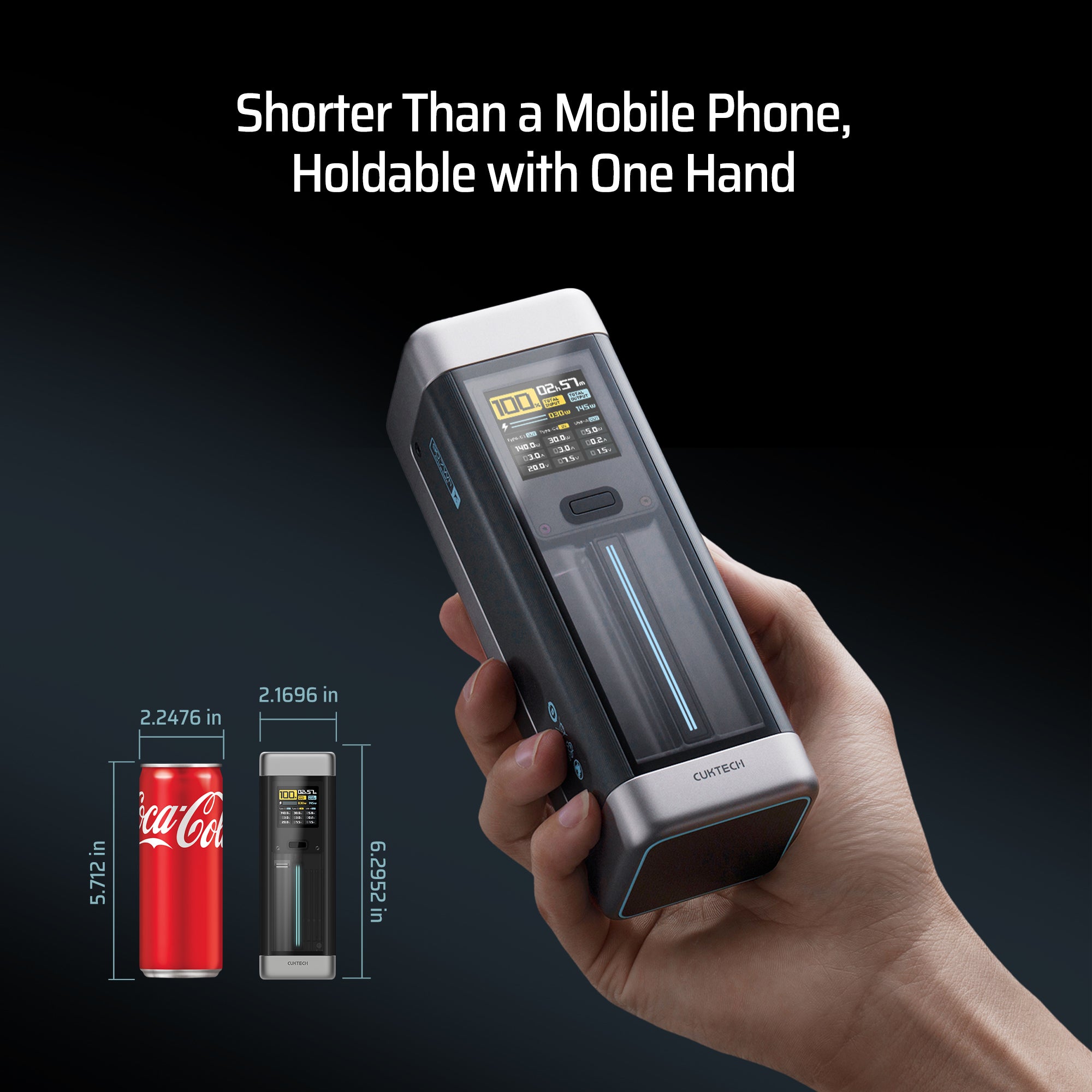 Cuktech 20 Power Bank P23 アダプターとバッテリーセット P23-_-3_2048x.jpg?v=1696643574